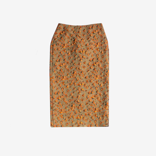 MADRID-Pencil Skirt in Jacquard Cloquet