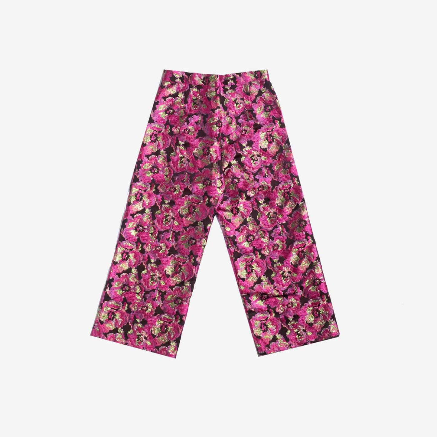 ARBORA-Ankle-length jacquard trousers